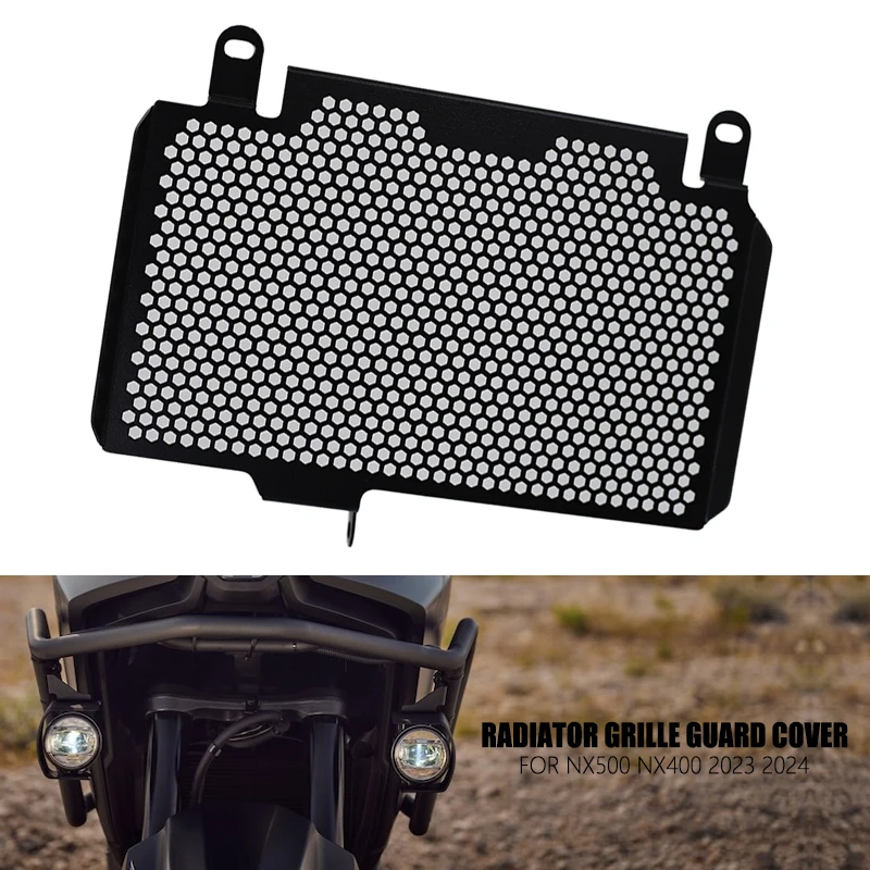 

Fit For HONDA NX500 Radiator Grille Guard Cover Protector NX400 NX 500 NX 400 2023 2024 Motorcycle Accessories