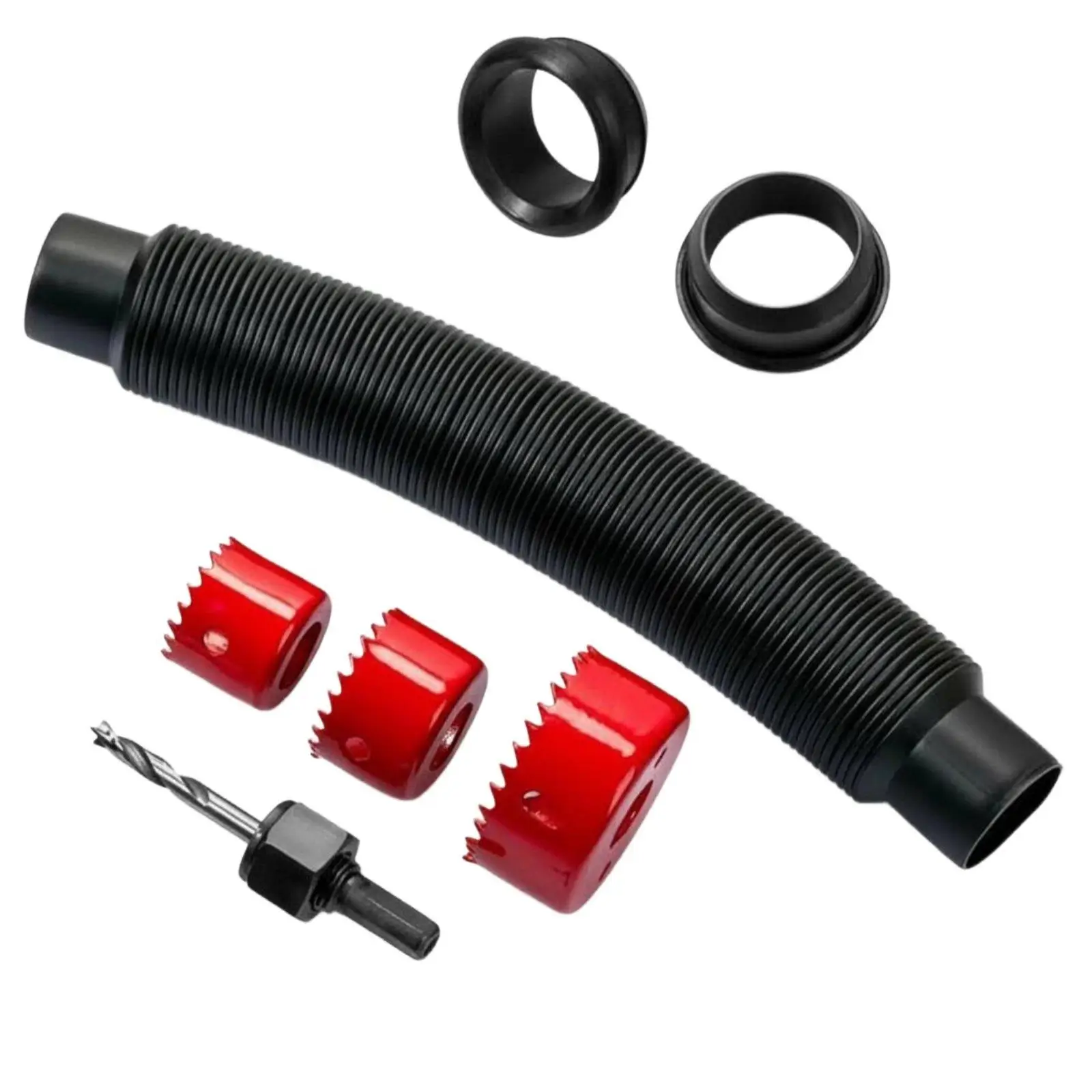 Rain Barrel Overflow Kit Leakproof Rain Barrel Linkage Set Easy Installation Rainwater Diverter Hose Set for Garden, Outdoor view 2
