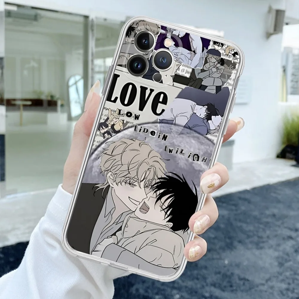 Low Tide in Twilight Phone Case For iPhone 15 14 13 12 Mini 11 Pro XS Max X XR SE 6 7 8 Plus Soft Silicone Cover