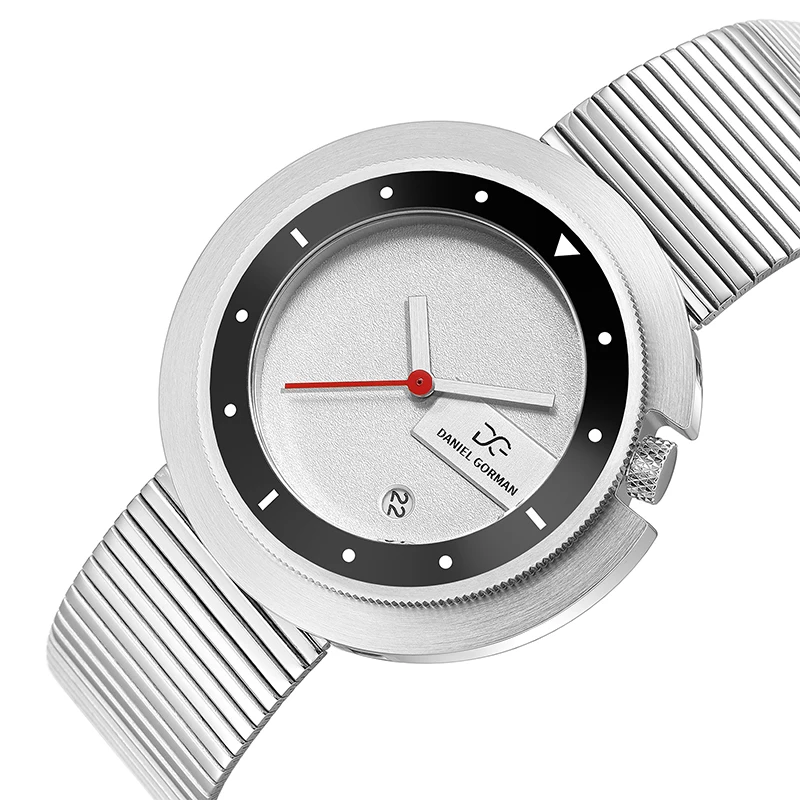 Jam Tangan Quartz dengan Bingkai Putar, Hadiah Tahun Baru yang Menarik, Jam Tangan Mainan dengan Rangka, Arloji 2026 Desain Daniel Gorman