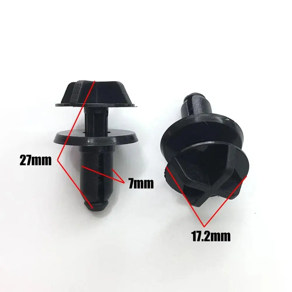 1/4/10/20pcs Car Fastener Clips Weather Resistant Battery Cover Pin Clip Screw Retainer Fastener Rivet Screws W716510-S300