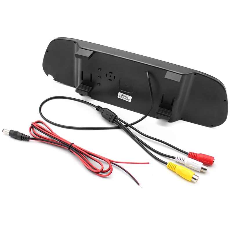 GreenYi – rétroviseur de voiture de 5 pouces, avec moniteur, pour caméra de recul de véhicule d'angle 170, écran de système de stationnement HD TFT LCD