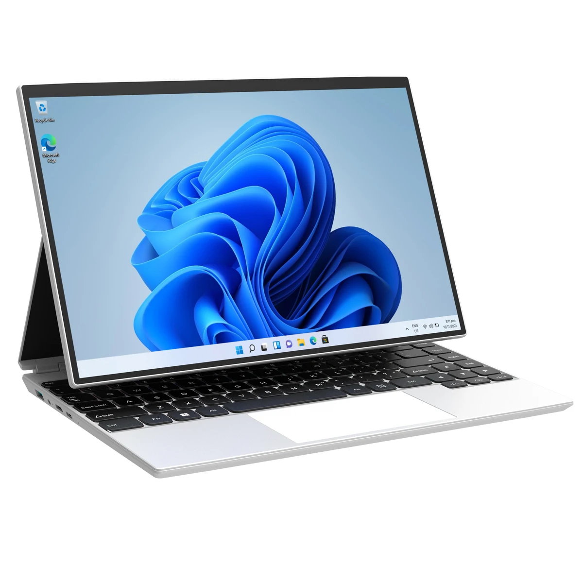 Laptop Face ID 14 cali z ekranem dotykowym IPS obracanym o 360 stopni, 16 GB RAM, 32 GB Intel 12th N95, Windows 11 Pro, klawiatura RGB, przenośny komputer