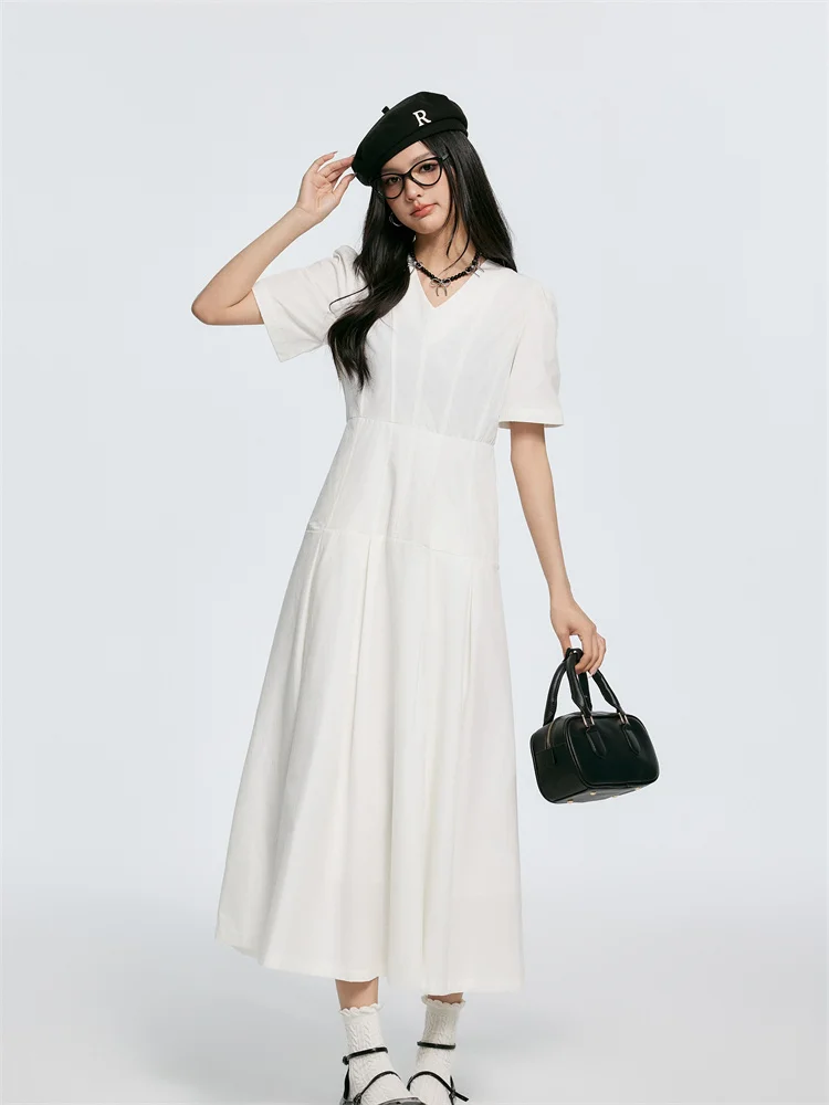 

Faionable V-ne Dr CHILL ZOE Patchwork Sensation Summer New Arrival Cotton 00% Material Ele Women's Dr