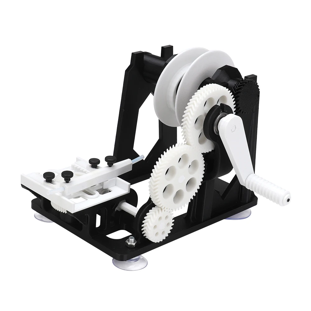 Manual Filament Winder for 3D Printing Spooling Coiler Reel Rewinder Bambu Consumables Organizer DIY Extruder Tool