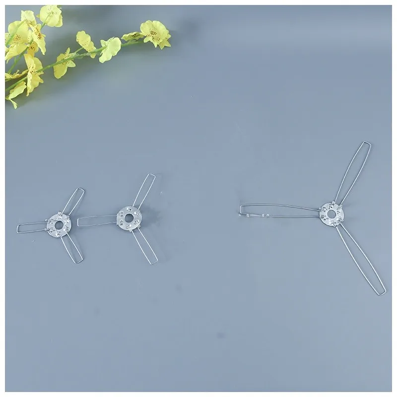 18 pcs 120mm-Fork Lamp Spring Clips 3-Fork Stable Design, designed for Home Lighting Installation, Universal Lamp Fit