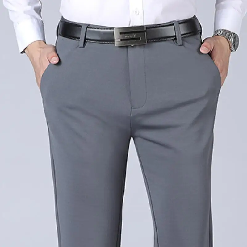 

Мужские брюки, весенняя одежда, офисный костюм больших размеров, брюки, эластичные брюки, молодежная мужская одежда, рабочая одежда, брюки, мешковатые спортивные штаны для мужчин