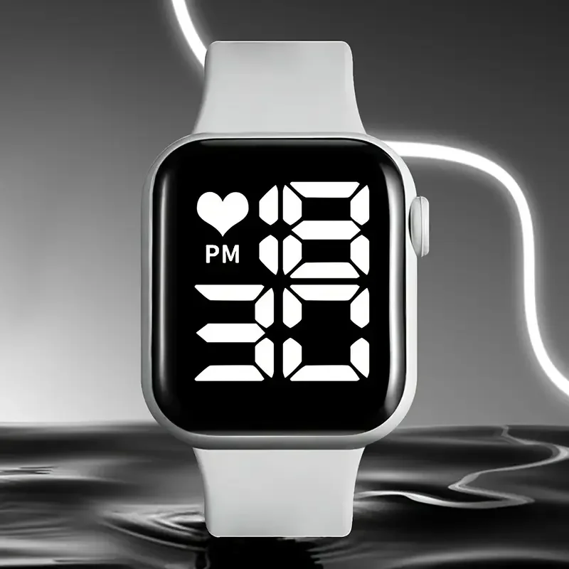 

Luminous Square Electronic Watch Great Gift For Kids Teens Girls Boys