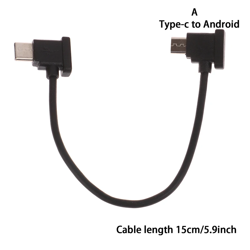 15cm Extended Data Cable Type-C Adapter Wire Connector Mobile Phone Tablet Data Line for DJI Mavic 2/Ari 2/2S/Mini 2 Drone