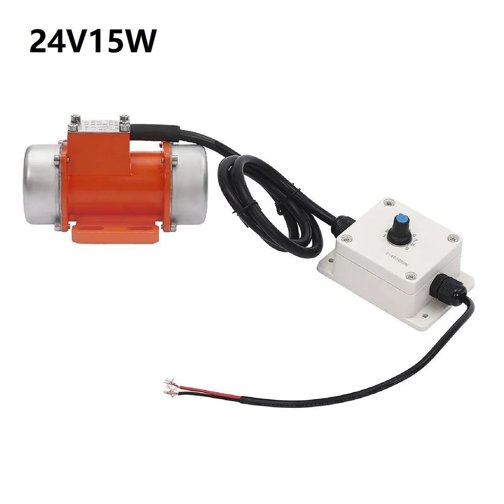 

DC24V 15W Electric Vibrating Motor Adjustable Exciting Vibration Motor With Speed Controller 9 Speeds Vibrating Motor 4000rpm