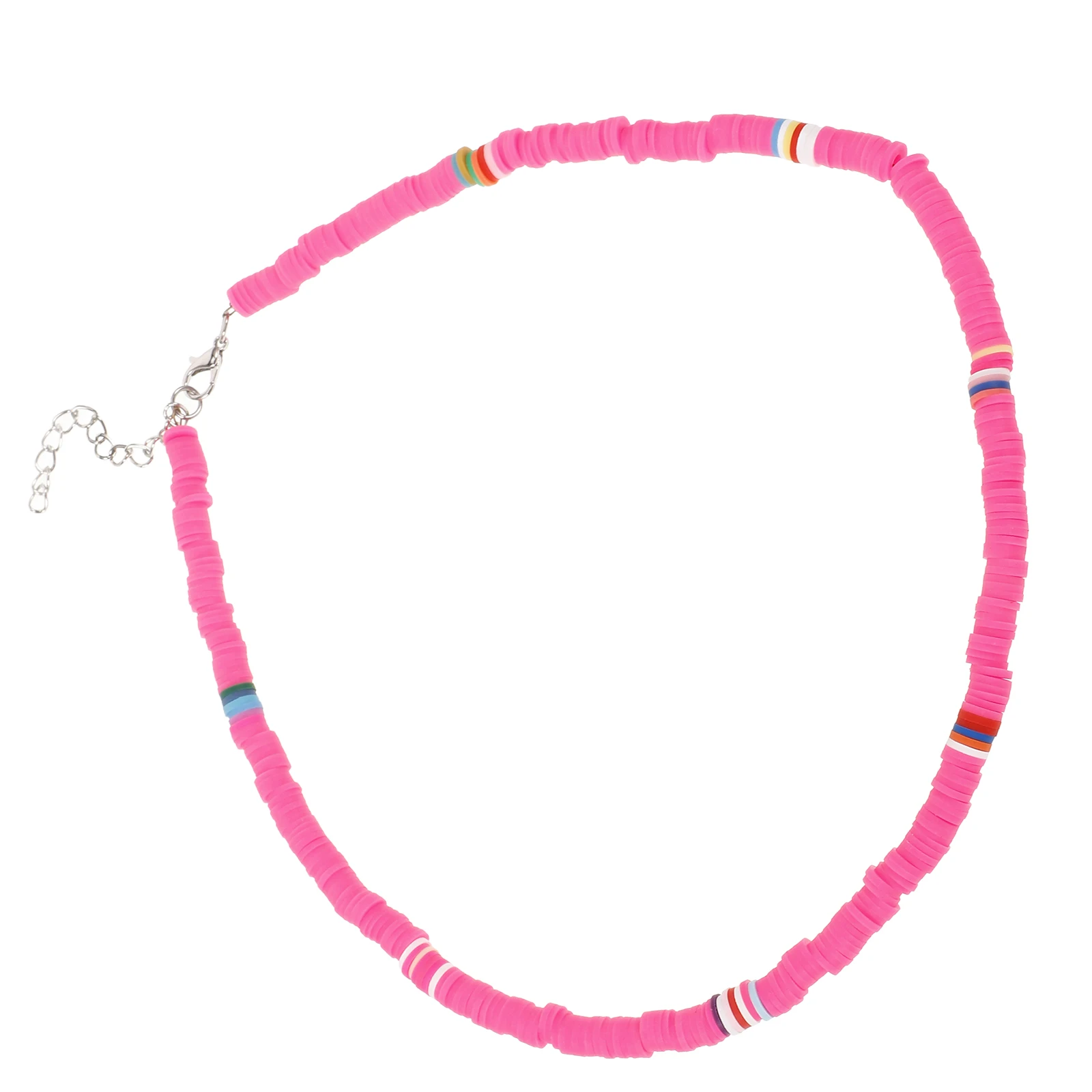 

Глиняное круглое ожерелье, легкий прочный металлический кулон, пляжное женское ожерелье, ювелирные изделия в стиле бохо