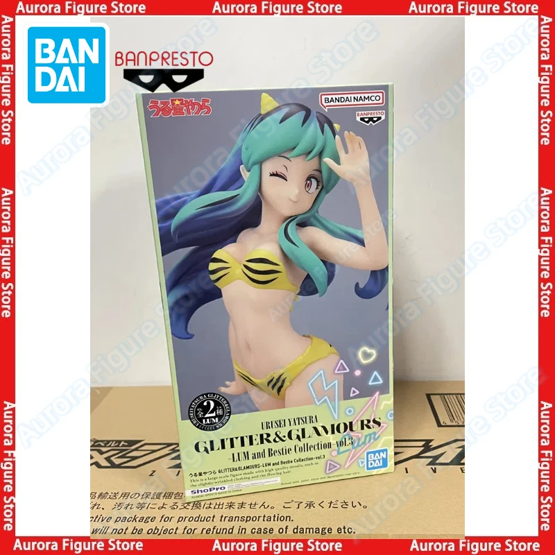 

In Stock Bandai BANPRESTO Urusei Yatsura Glitter Glamours LUM Vol.3 Desktop Cute Doll Anime Figures Toys Models PVC Collectible