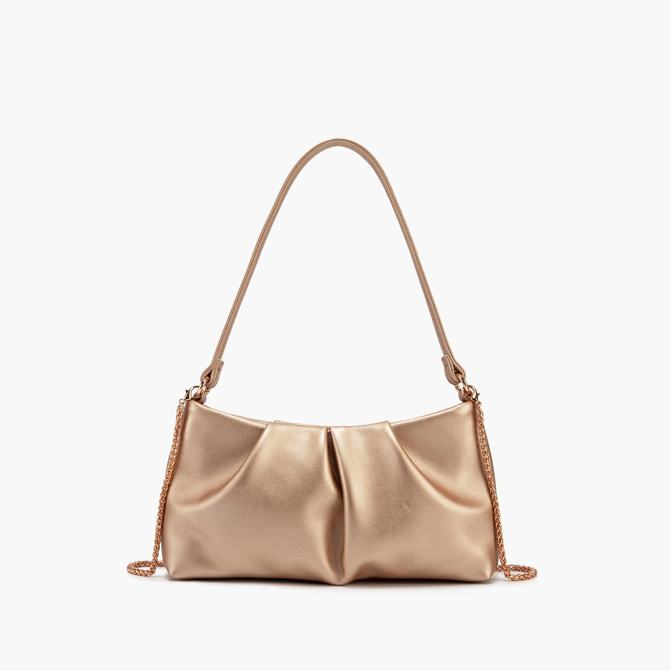 Designer-Geldbörsen und Handtasche, Umhängetasche, Geldbörse, Damentasche, Hochzeit, Abend, Clutch, Partytasche, goldene Tasche – Detail 17