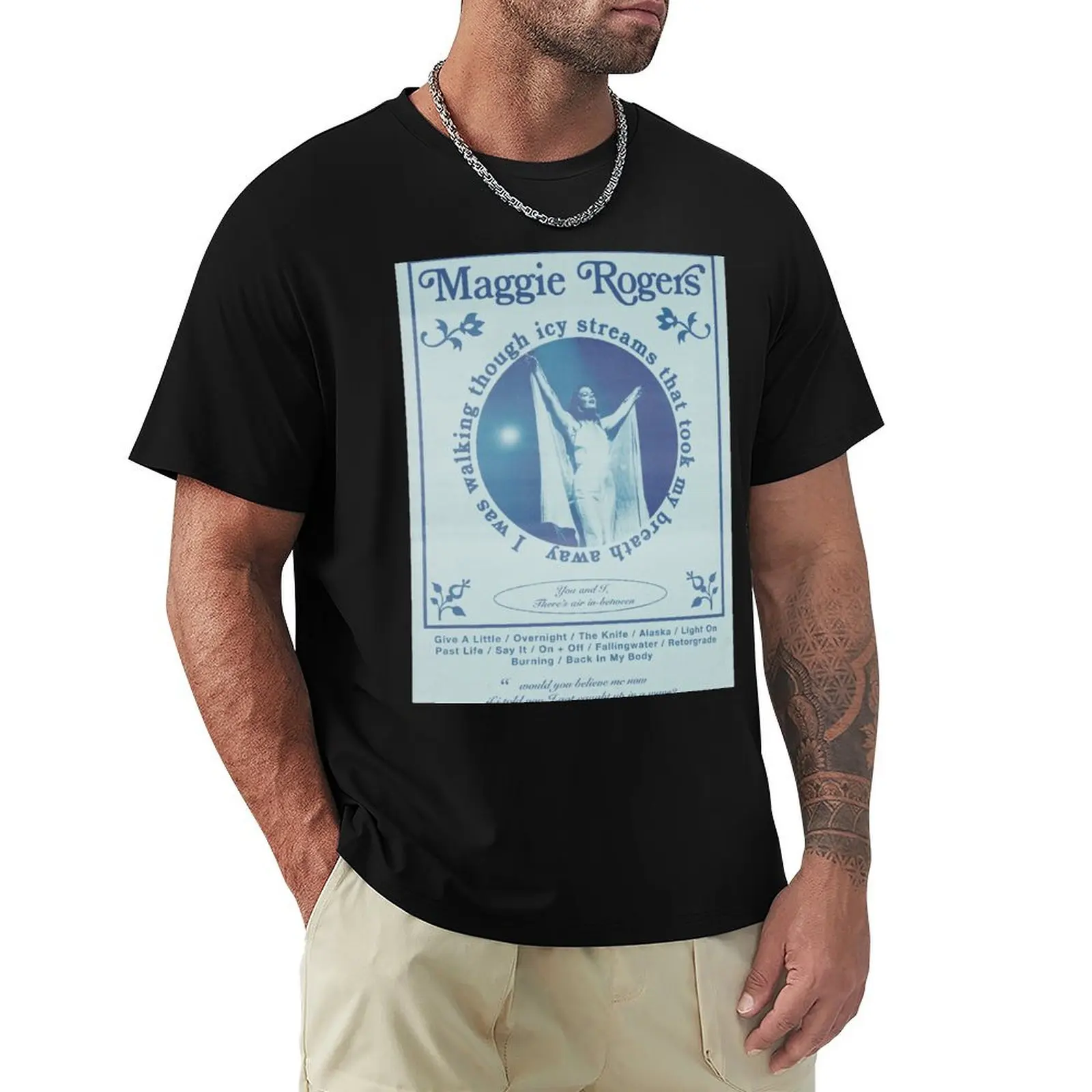 Maggie Rogers Heard It In a Past Life Concert T-Shirt Anti-Pilling Casual T-Shirt