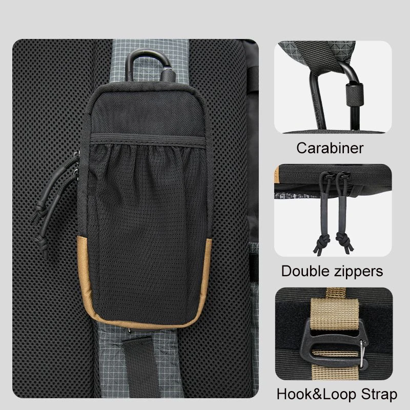 Taktische Taschen Beutel Ausrüstung Taille Tasche Lagerung Fanny Pack Telefon Tasche Fall für Jagd Rucksack Taktische Weste Befestigung – Detail 6