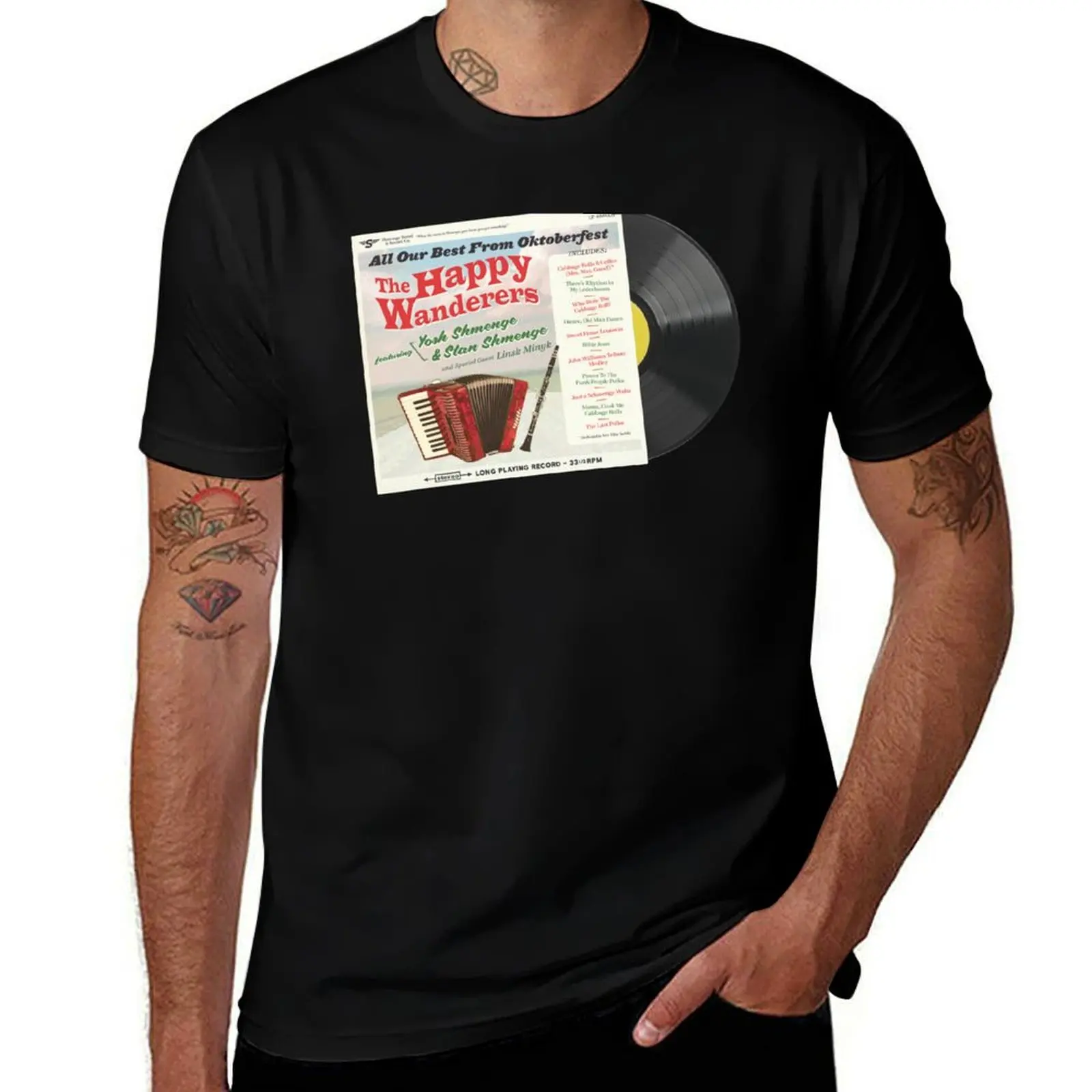 

The Happy Wanderers - Yosh & Stan Shmenge - Polka little fun! T-Shirt man t shirt designer cotton tshirt 100% T-Shirt