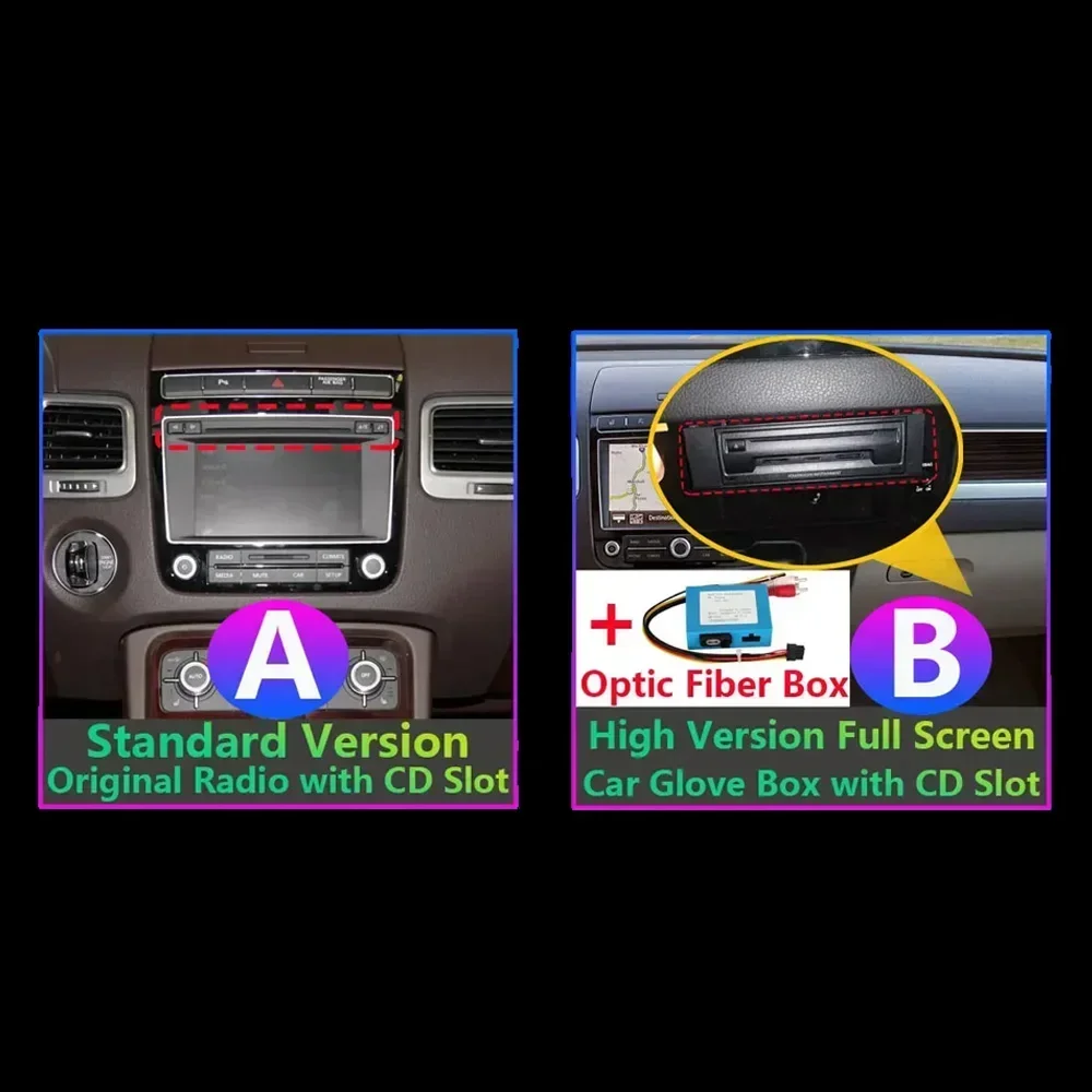 CHSTEK Car Radio 12+256g Android 13 Carplay for Volkswagen VW Touareg 7P 2010-2018 Navigation Player 4G Qualcomm GPS Auto Stereo