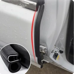 1m/2m/5m Rubber Edge Guard Sealing Strip Universal Soundproof Sealing Strips Car Door Anti-collision Waterproof Sealings Parts