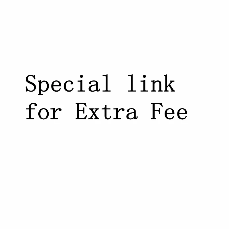 Special Link - Extra Fee just for  Customers To Pay For Rush Order/ shipping cost / other fees DHL COST