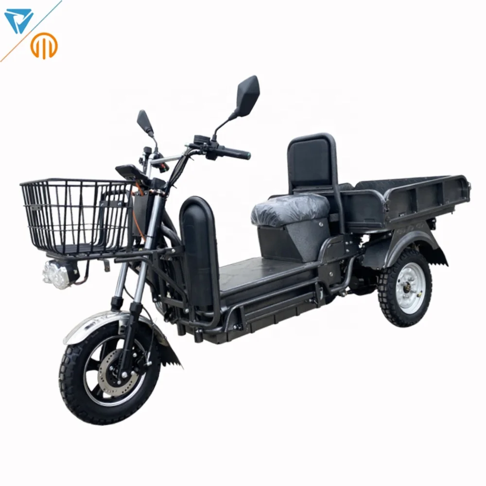 

/SKD Heavy King Electric Vehicle 400KGS 1200W 72V Lead Acid Battery Cargo Tricycle Scooter