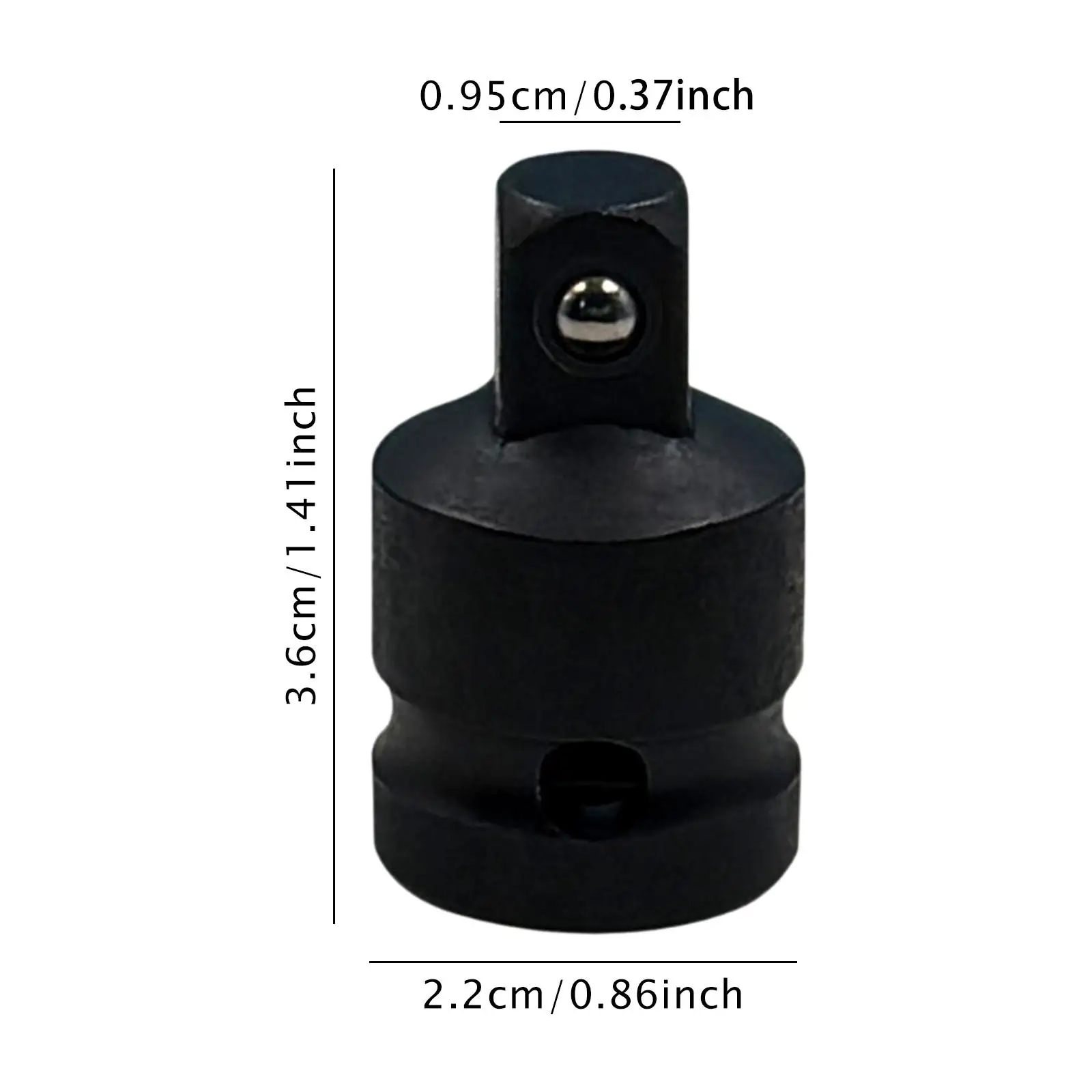 Impact Socket Adapter Reliable Durability Heavy Duty Locking Socket Adapter for Construction Repairs Automotive Maintenance