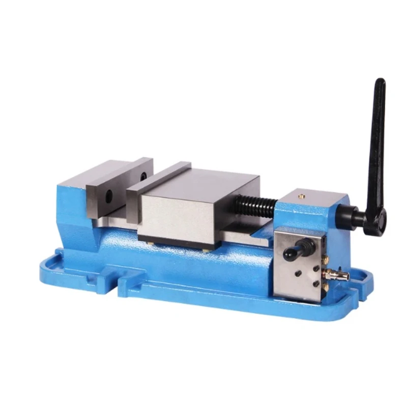 Pneumatic vice Pneumatic flat pliers CNC fixture Milling and drilling machine Machining center Double slider bench vice