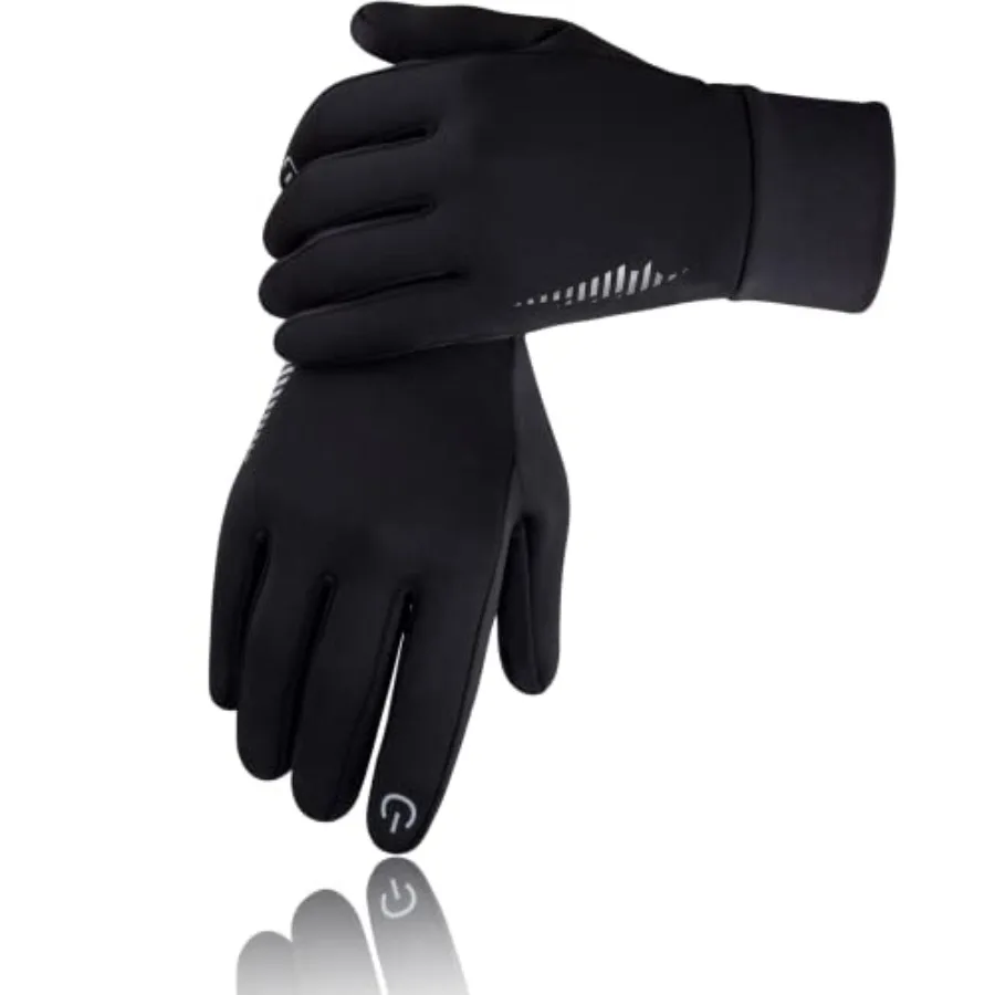 

Winter Gloves for Women Men - Cold Weather Thermal Touch Screen Ski Snow Glove Liners, Non-Slip Palm and Warm Fleece Lined, for