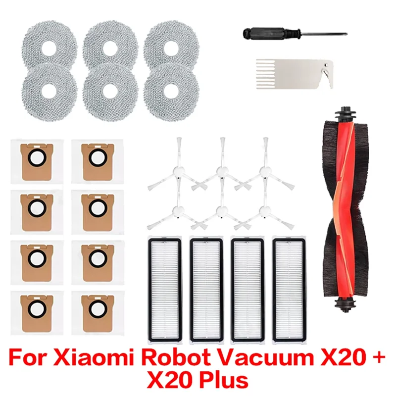 

ABKO-для робота-пылесоса Xiaomi X20+/мешок для пыли, аксессуары и расходные материалы для подметального робота