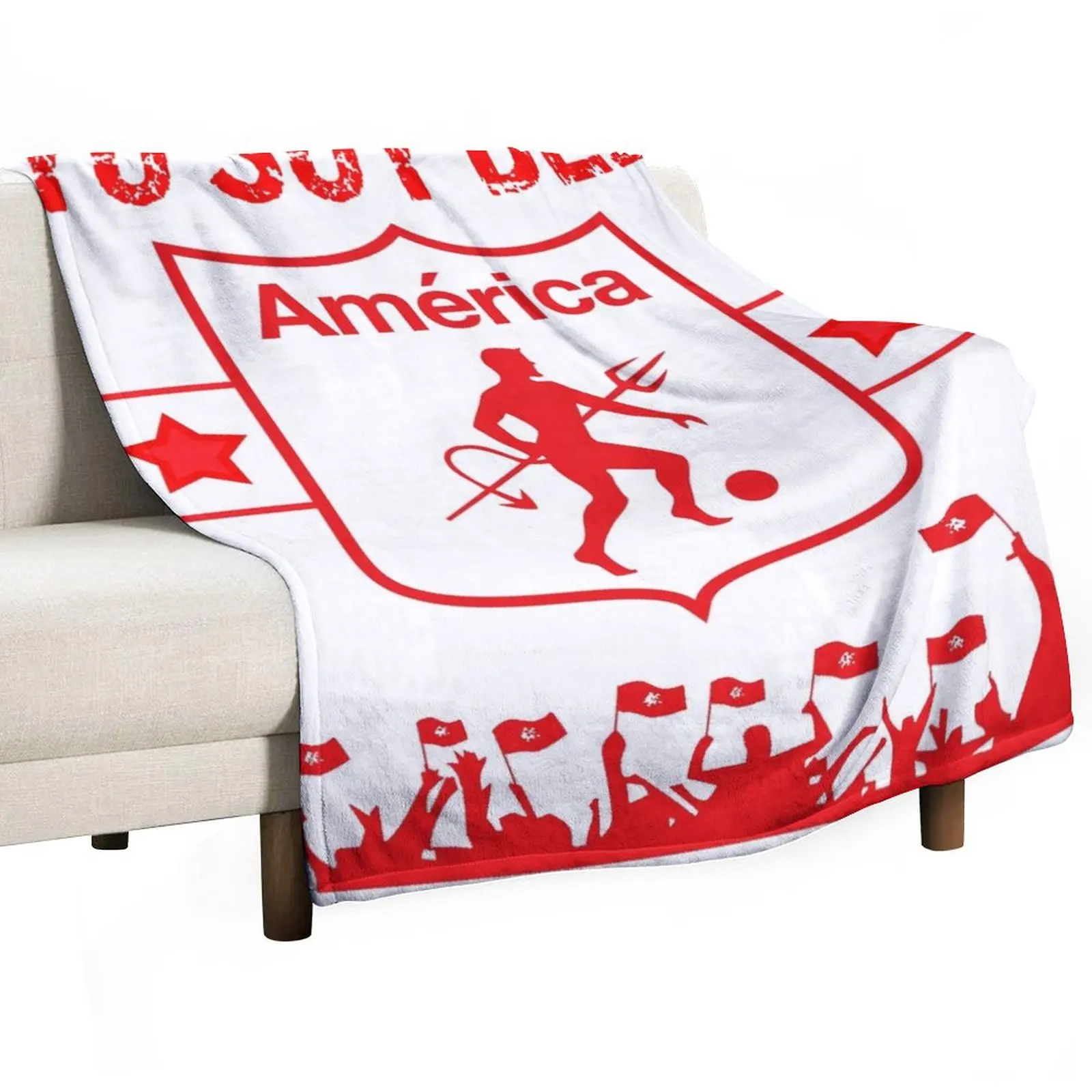 

America de Cali Colombia Futbol Camiseta Jersey TShirt Throw Blanket Sofas Polar Luxury Throw wednesday Blankets