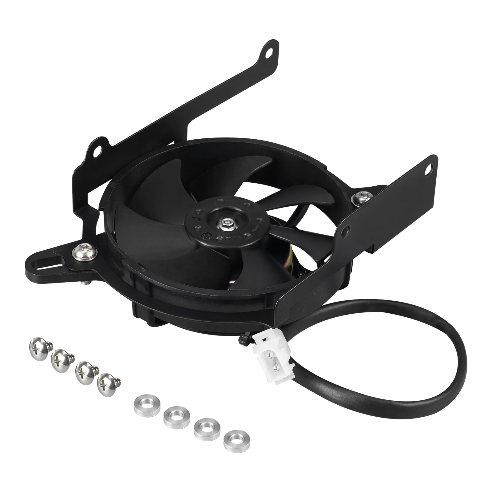 2024 für KTM EXC 300 EXC-F 350 SX 125 SX-F 450 XC-W 500 XCF-W XW-F XC XCF SXF 250 450 12 V TBI Elektrische Kühler Lüfter Kit