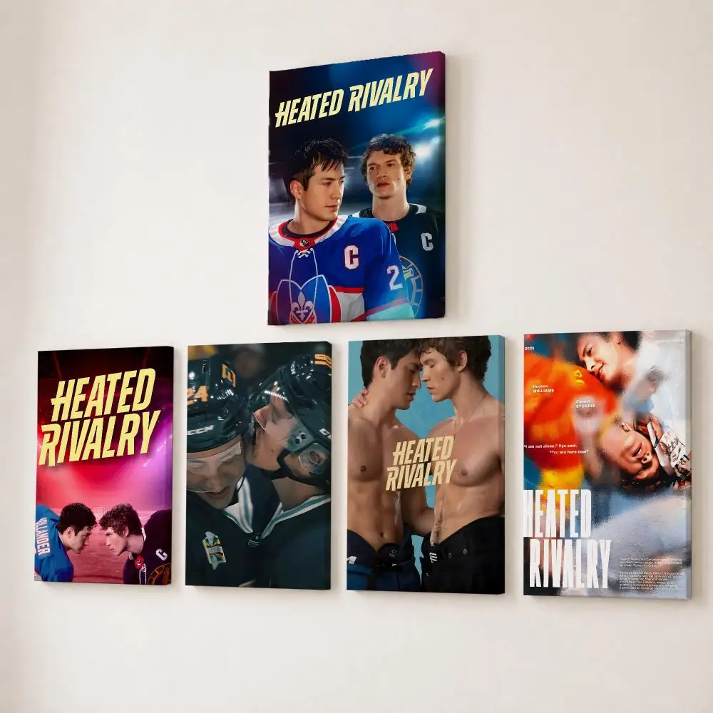 Movie H-heated Rivalry Painting Calligraphy HD Canvas Wall Art With Inner Frame Gallery Wrapped Ready To Hang Home Decor