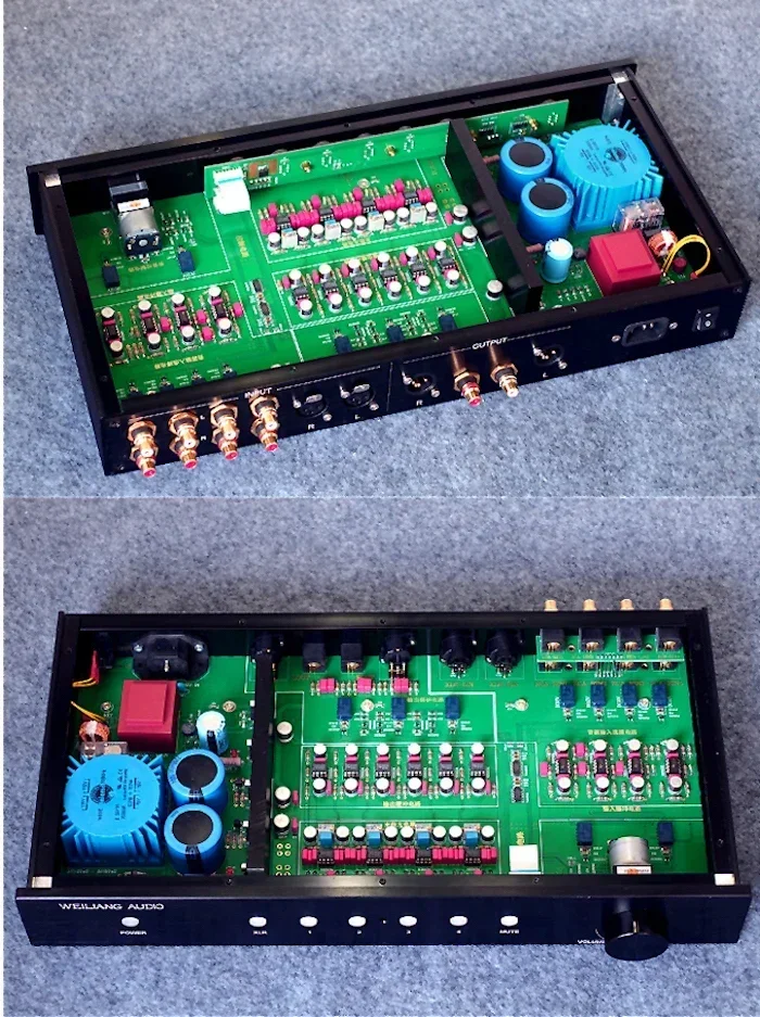 

Wailiang Breeze Audio Imitated MBL6010D Pre-Amplifier with Remote Control HIFI EXQUIS Full balance MBL6010 Preamp