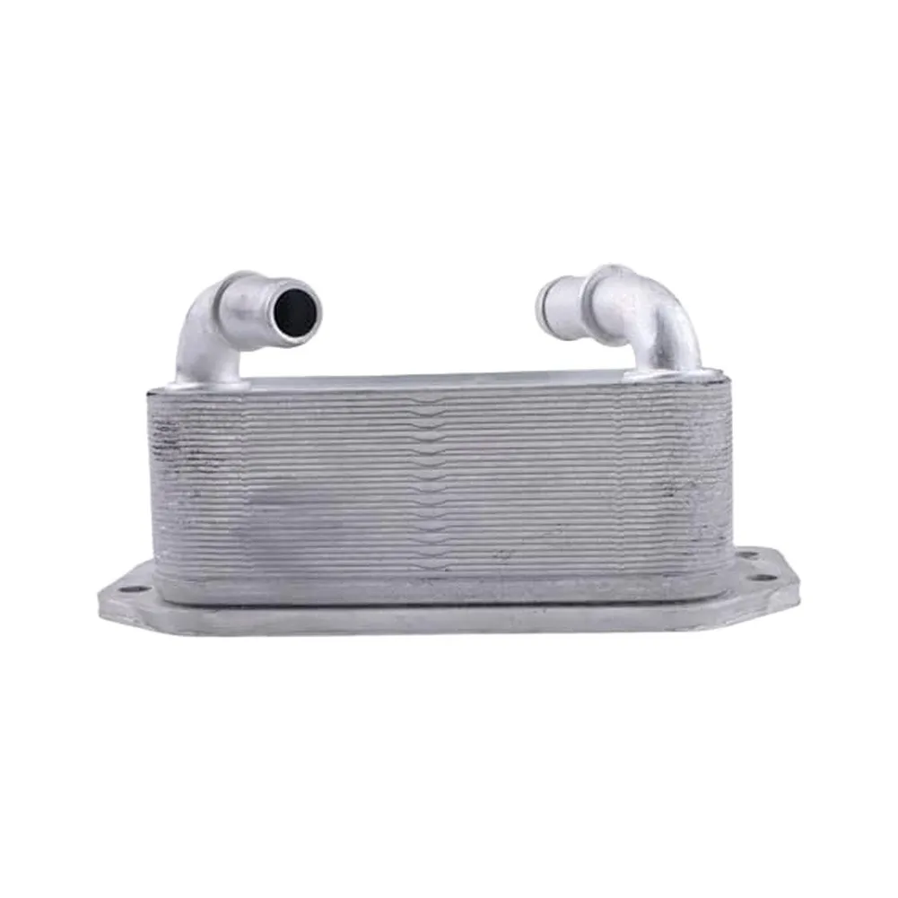 Engine Oil Cooler Assembly Compatible with For Volvo For S60 For S60L XC40 For XC60 V40 V60 Stacked Plate Aluminum OEM 31368636