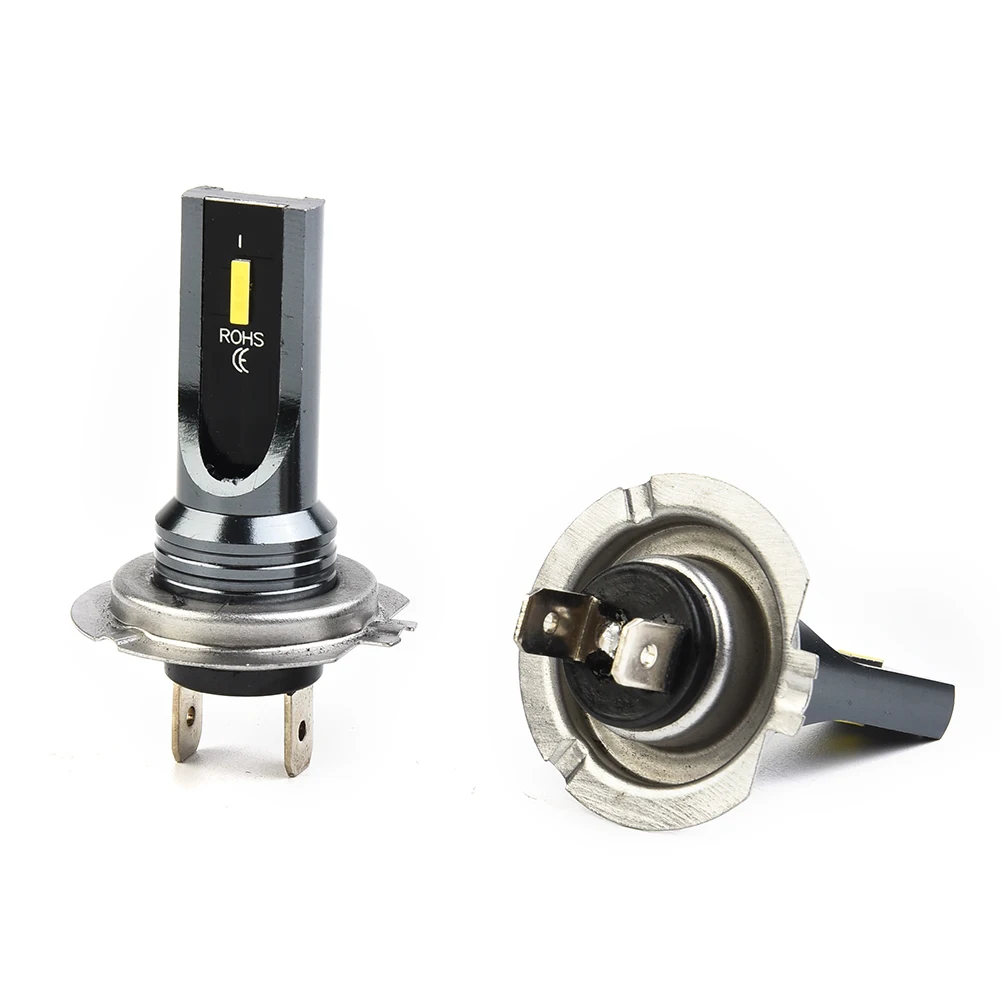 Car LED Headlight 1860 Chips 2pcs/Set Bulb Hi/Low Bulbs H7 120W 3000K 360 Degrees Lighting Aluminum Alloy Shell