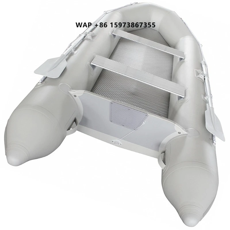 Goboat GTK370 12ft PVC Inflatable Kayak Light Weight Durable Folding Fishing Drifting Surfing Aluminum Seat 6 Persons