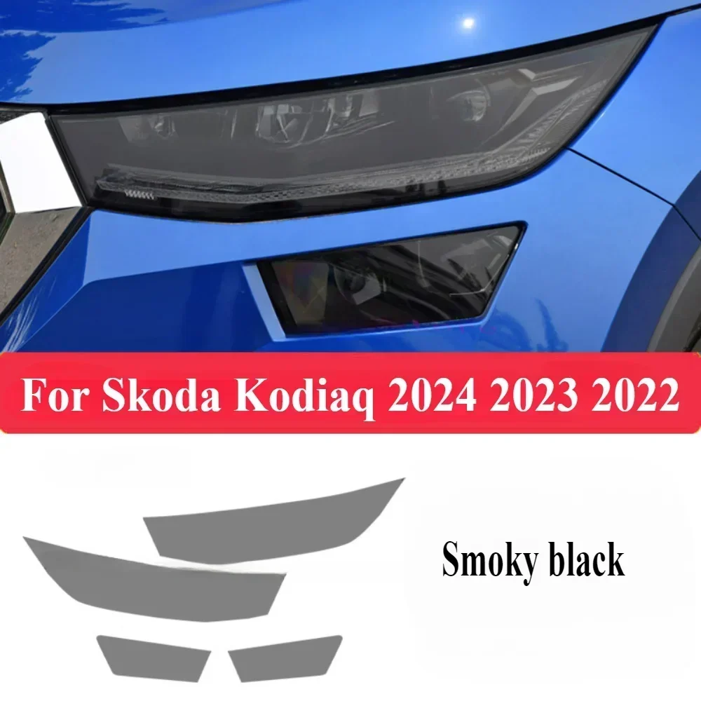 

Защитная пленка для Skoda Kodiaq 2024 2023 2022, автомобильные аксессуары, наружная фара, защита от царапин, ТПУ, PPF, ремонт против царапин