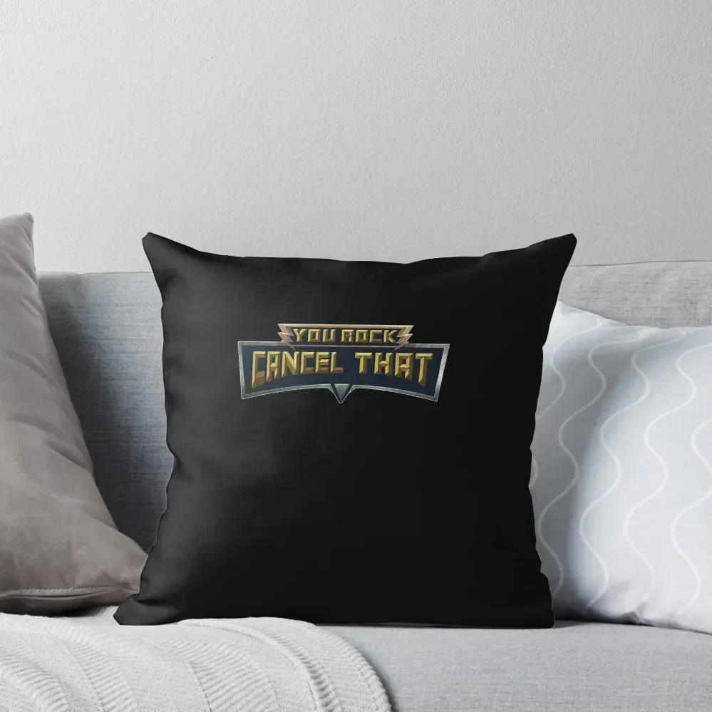 You Rock! Cancel That Smite Classic T-Shirt Throw Pillow Pillow Covers Decorative Decorative Sofa Cushions pillow