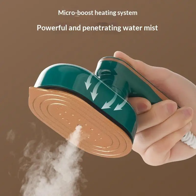 2 In 1 Fast Heating Handheld Steam Iron Portable Garment Steamer Perfect for Last Minute Travel Ironing