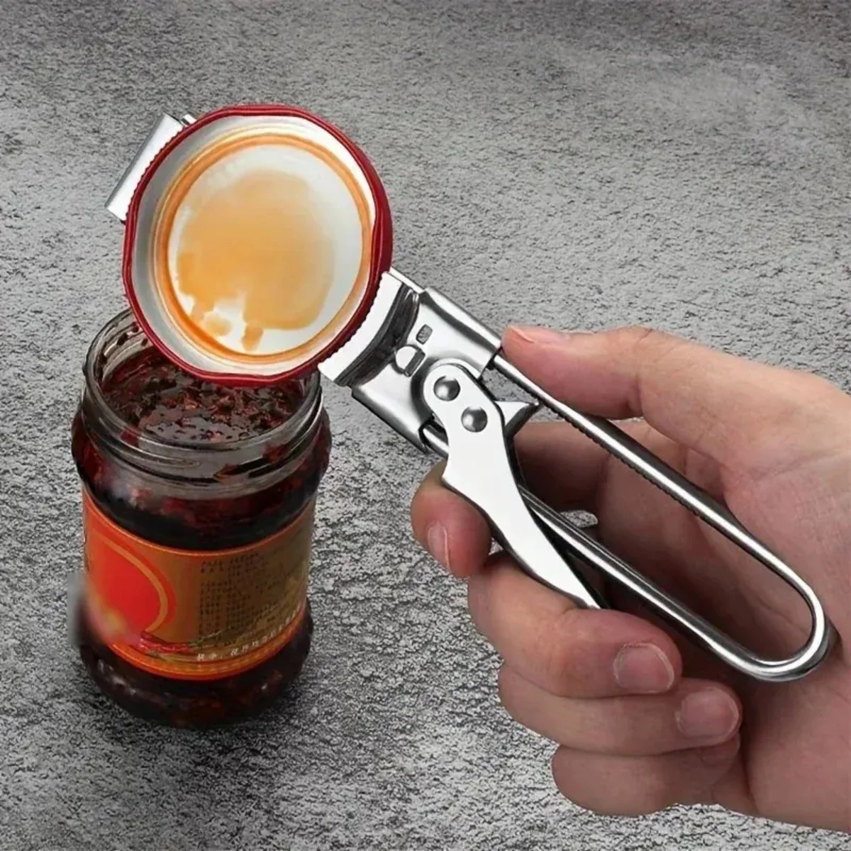 Adjustable Multi-Function Bottle Opener Stainless Steel Lids Off Jar Opener Labor-Saving Screw Can Opener For Kitchen Tools image 4