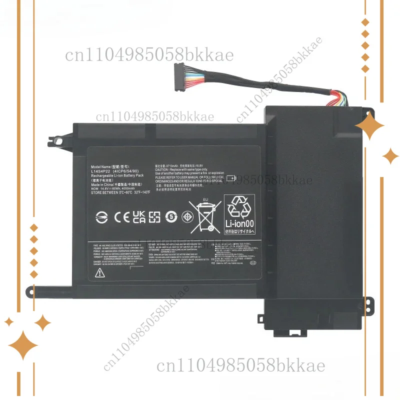 

Новый аккумулятор для ноутбука L14M4P23 L14S4P22 для Lenovo IdeaPad Y700 Y701 Y700-17iSK Y700-15ISK 5B10H22084 14,8 В 60 Втч 4050 мАч
