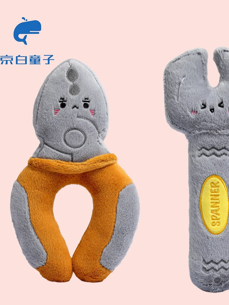 

Оригинальный мультяшный набор инструментов: имитационные игрушки-молоток и гаечный ключ, персонализированный подарок для детей