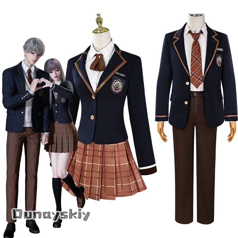 

Game Love And Deepspace Cosplay School Uniform Costume Japanese-Style High School Uniform Unisex Outfit Anime Outfits Prop Suits