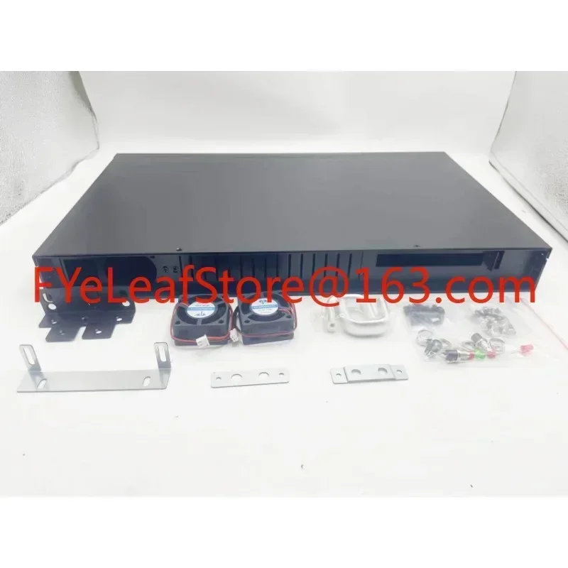 utility 1U chassis server chassis shell, customized 19 inch metal protective shell, customized sheet metal chassis.