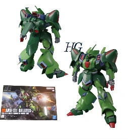 

Сборка Bandai в наличии, оригинальный мобильный костюм HG Gundam ZZ, аниме-фигурки AMX-101 GALLUSS-J, коллекция моделей, игрушка в подарок