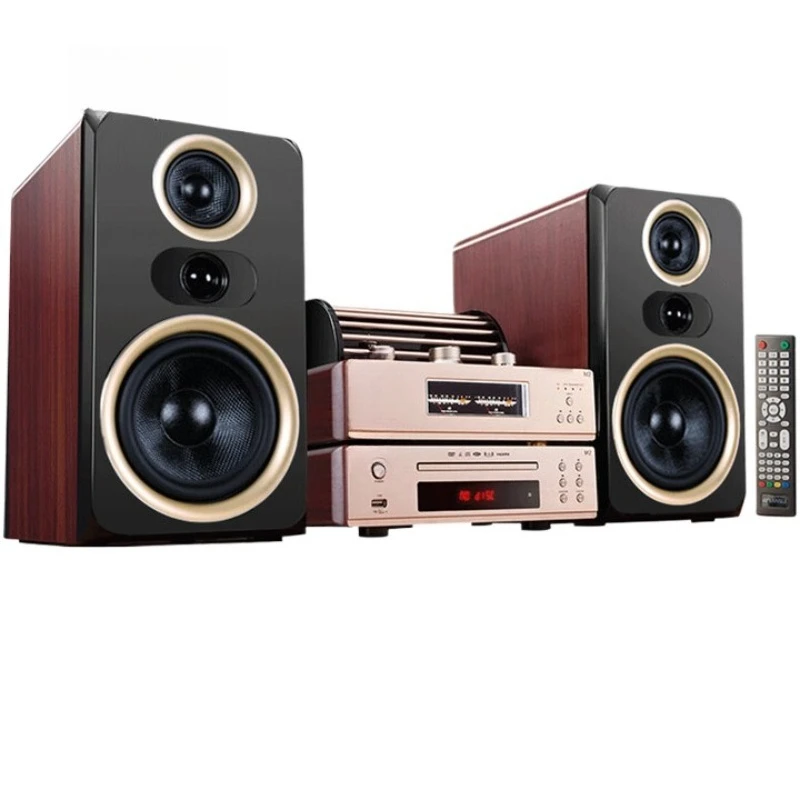 

Combination Desktop Audio Tube TV Bluetooth 5.0 Bookshelf Set HIFI Sound Wooden Large Speaker Computer Audiophile Grade
