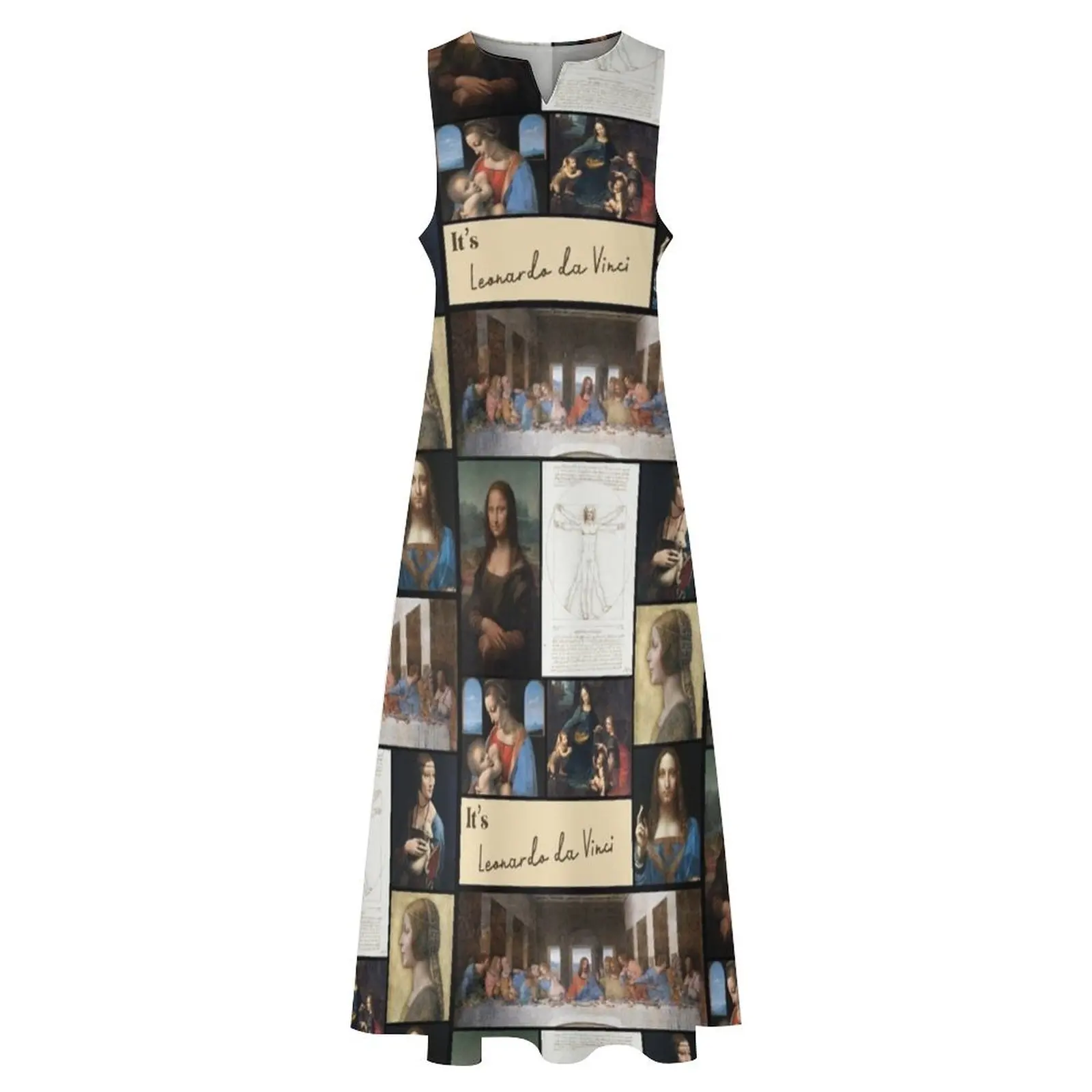 It’s Leonardo da Vinci Collection - Art Long Dress dresses ladies 2025 summer fairy dress Dress