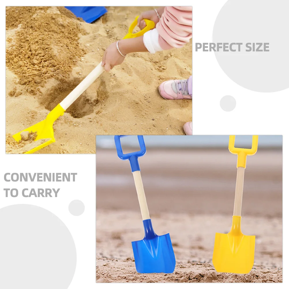 2 Pcs Kids Toys Children\'s Beach For Sand Shovels Digging Playing with Small Plastic Spade Funny