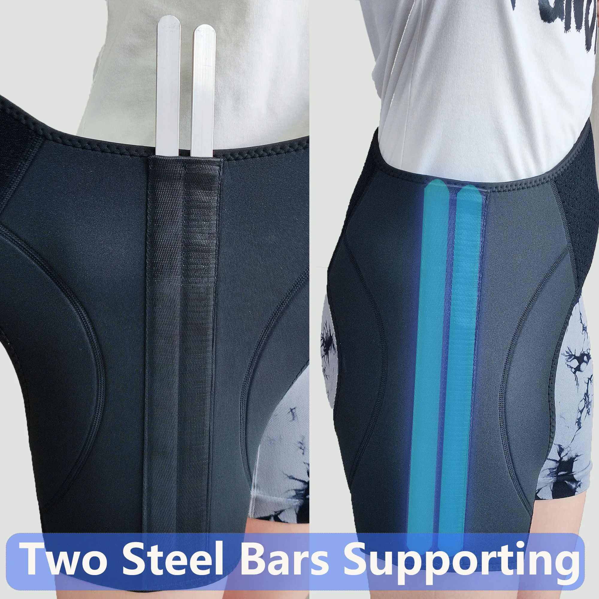 Brace Sciatica Pain Relief Devices-Sacroiliac Belt Compression Wrap for Hamstring Joints Hip Pain-Adjustable Nerve Brace