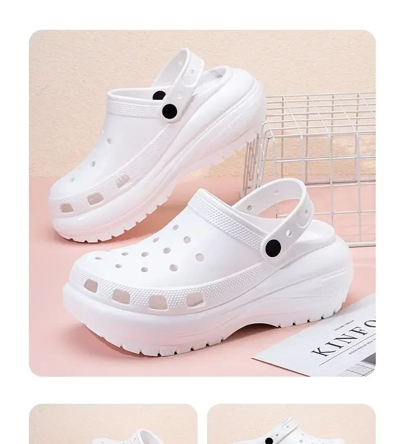 Fashion Charms Clogs New Arrival Thick Sole Outdoor Women Slippers High Quality Summer Beach Sandals For Girls