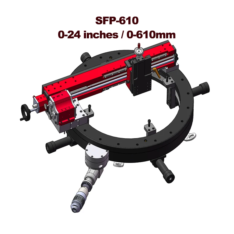 SFP-610 Portable Od Flange Facing Machine Automatic Out Mounted Flange Facer With 0-610mm Range